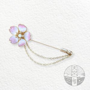 桜のハットピン(チェーン付き)